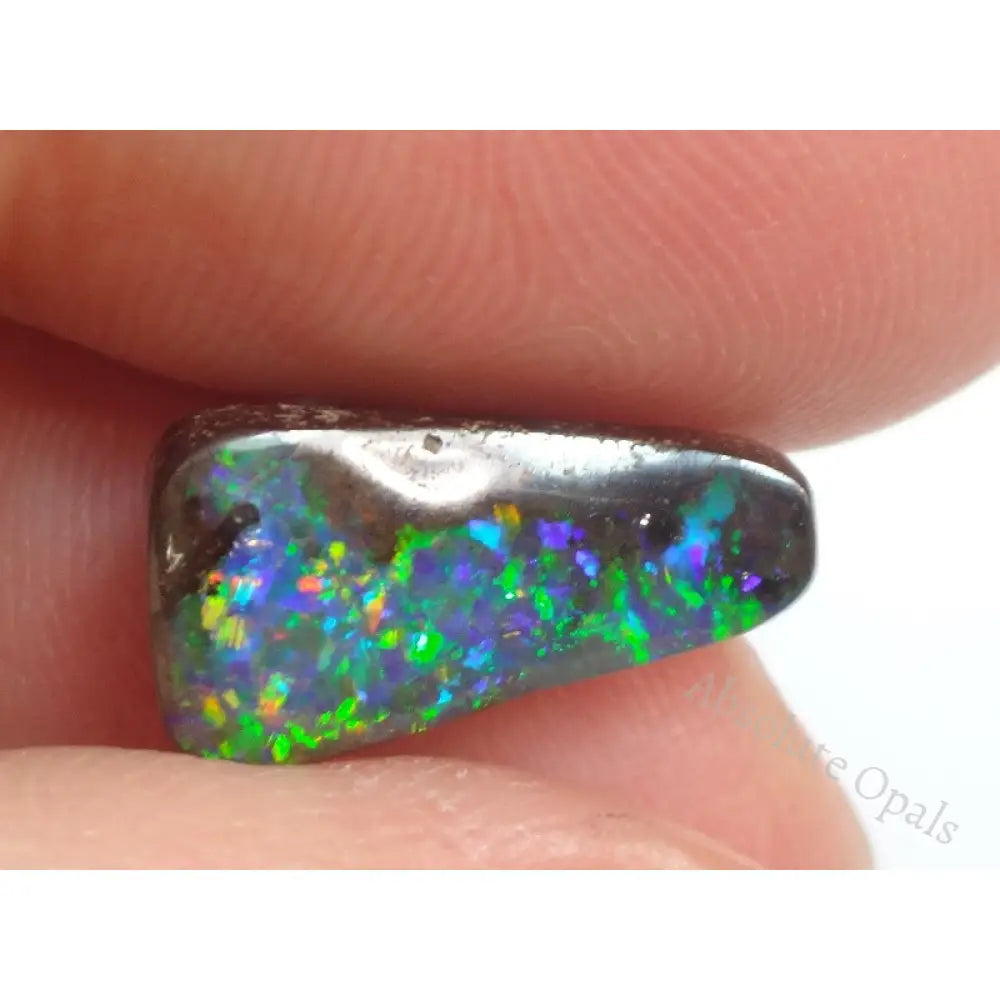 Australian Boulder Opal Solid Stone Natural Gem Cut 2.90 Cts Boulder Opal