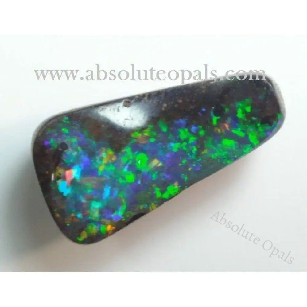 Australian Boulder Opal Solid Stone Natural Gem Cut 2.90 Cts Boulder Opal