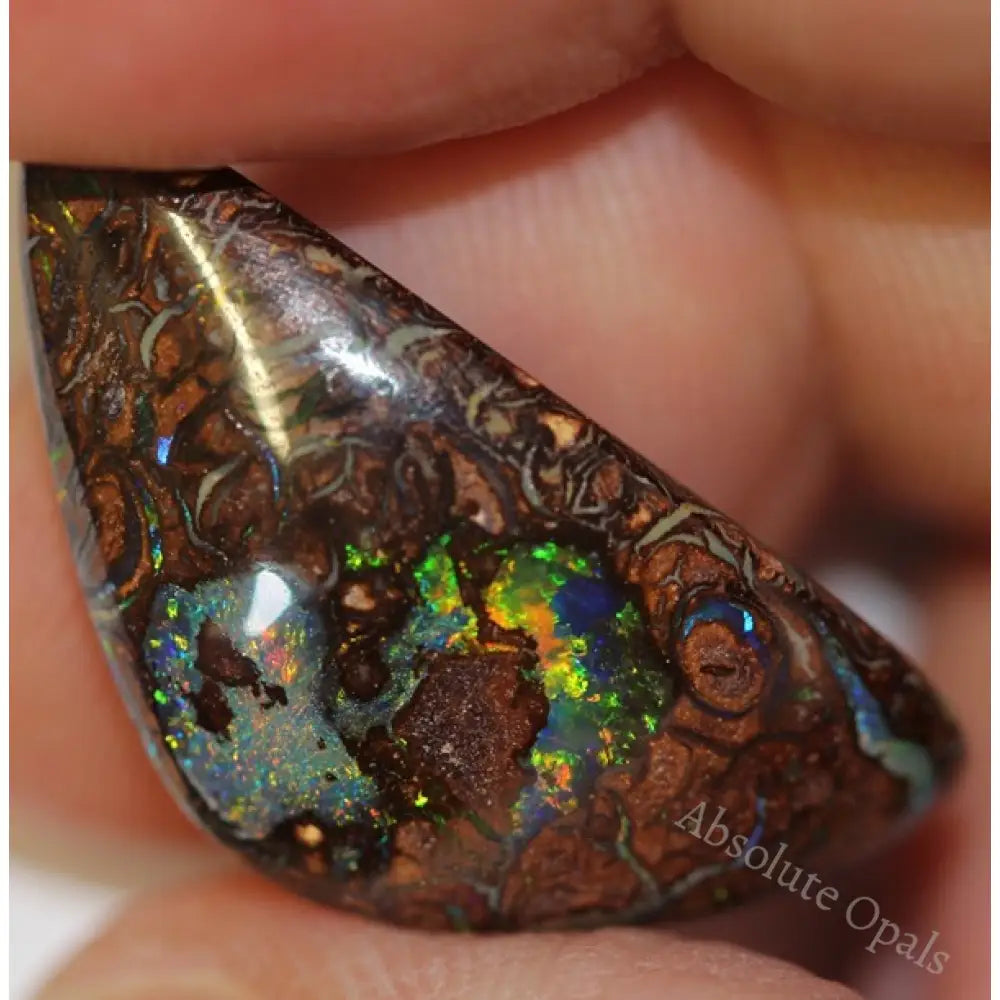 Australian Boulder Opals Solid Cut Loose Stone 16.65 Cts Opal