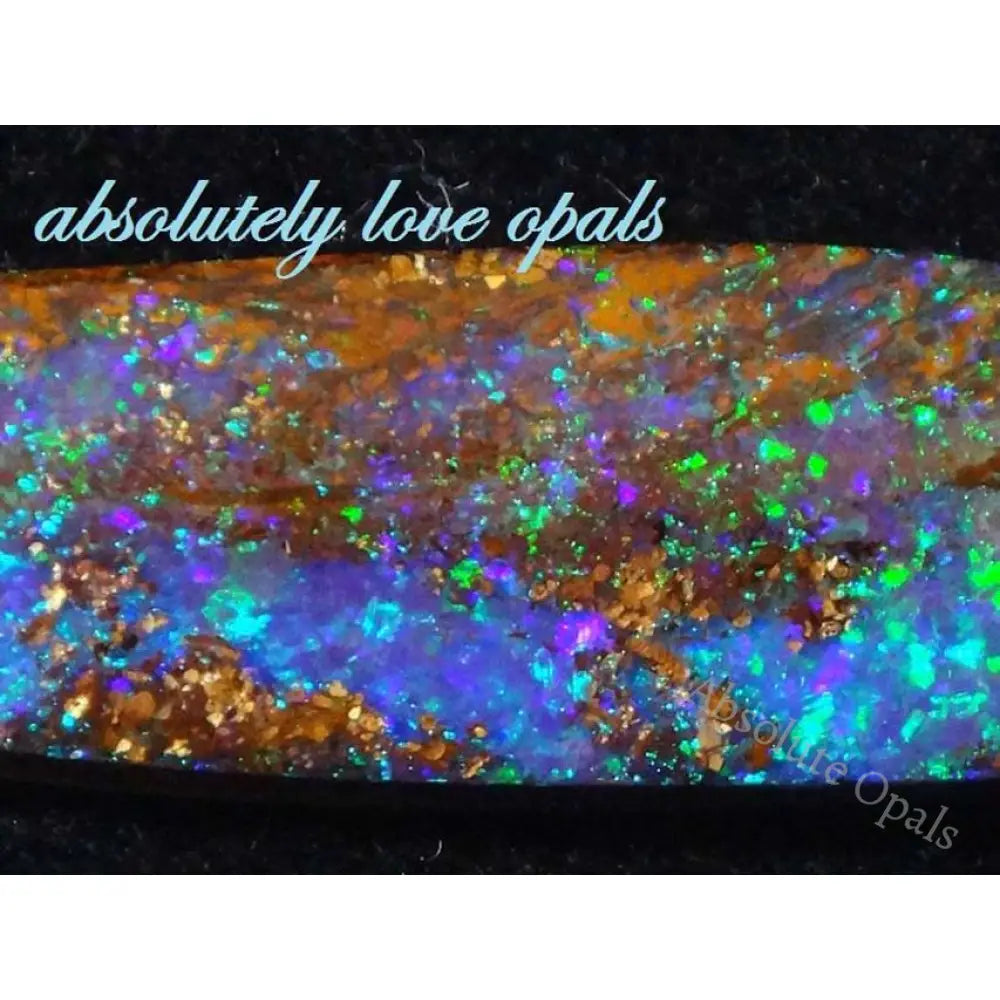 Australian Boulder Opals Solid Natural Blue/Green Gem Cut 21.5 Ct Boulder Opal