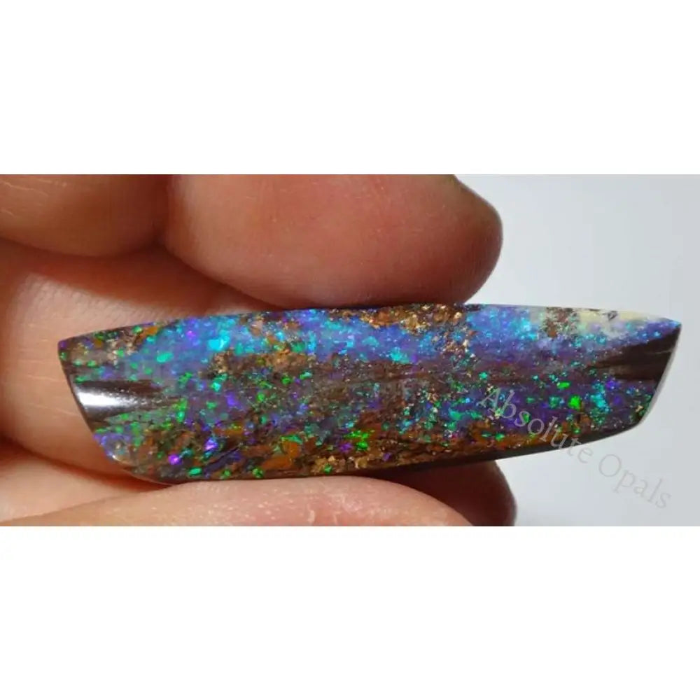 Australian Boulder Opals Solid Natural Blue/Green Gem Cut 21.5 Ct Boulder Opal