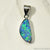 AUSTRALIAN OPAL Doublet 925 SILVER PENDANT