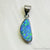 AUSTRALIAN OPAL Doublet 925 SILVER PENDANT