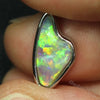 Australian Lightning Ridge Crystal Opal Carving Pendant Silver L23.6Mm 1.33Gr Jewellery