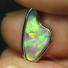 Australian Lightning Ridge Crystal Opal Carving Pendant Silver L23.6Mm 1.33Gr Jewellery