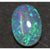 Australian Lightning Ridge Crystal Opal Solid Cabochon 1.60 Cts Vid Semi Black Opal