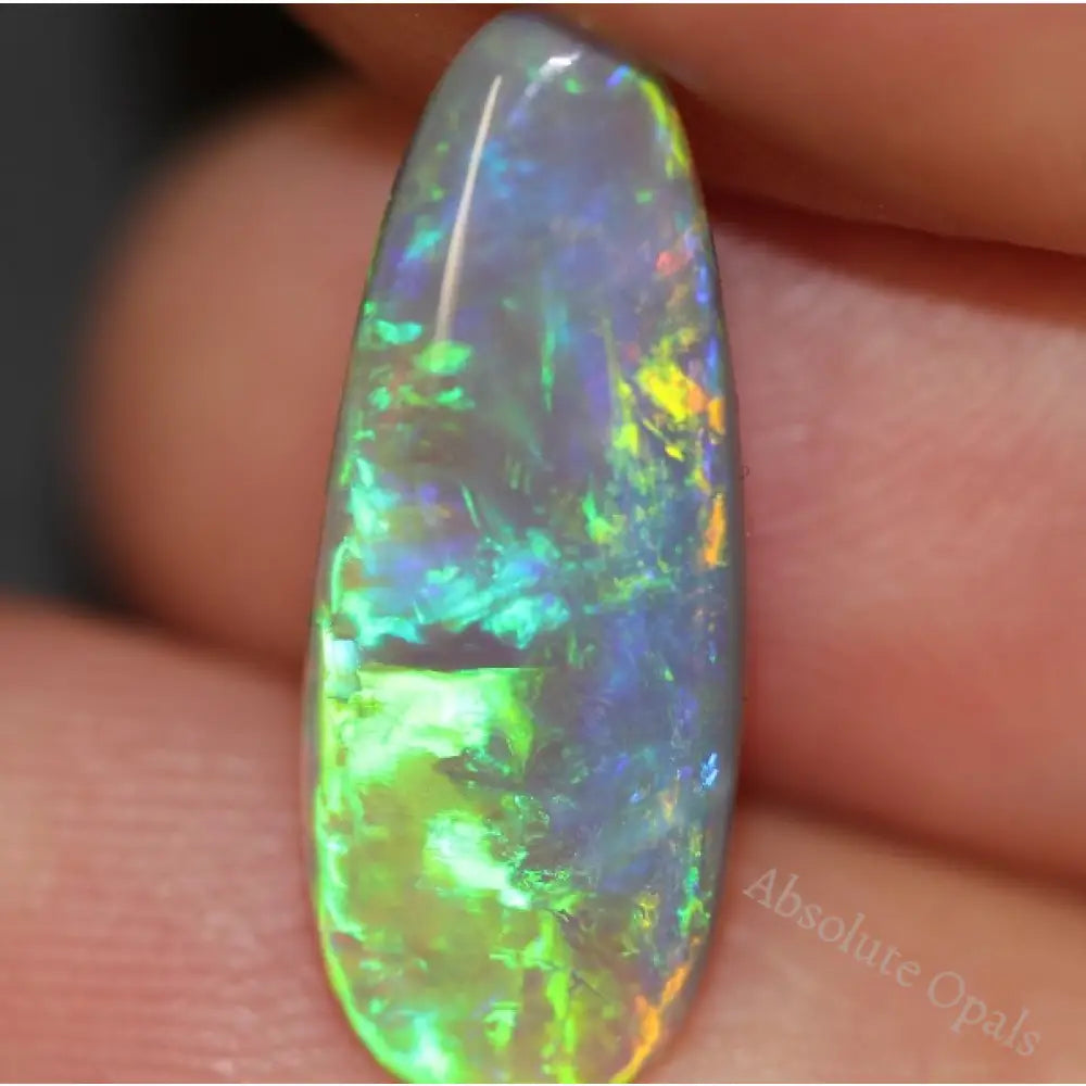 Australian Lightning Ridge Semi- Black Opal 2.86 Cts Semi Black Opal