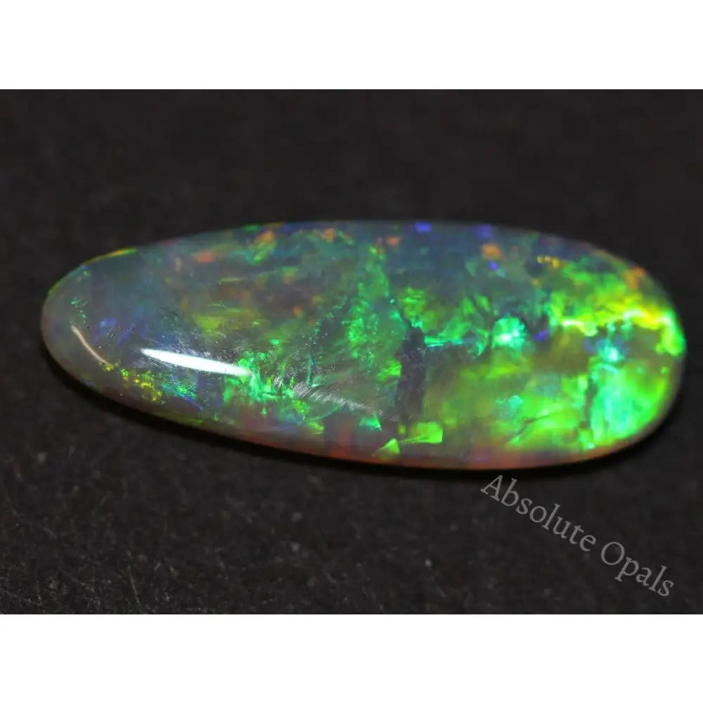 Australian Lightning Ridge Semi- Black Opal 2.86 Cts Semi Black Opal