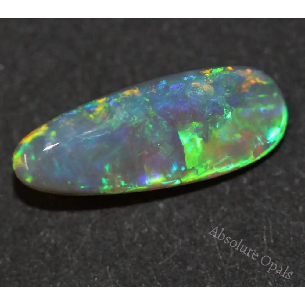 Australian Lightning Ridge Semi- Black Opal 2.86 Cts Semi Black Opal