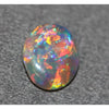 Australian Lightning Ridge Semi Black Opal Solid Loose Cut Cabochon Stone 0.96Ct