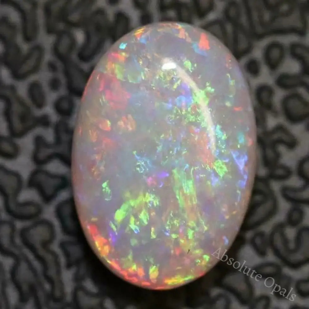 Australian Lightning Ridge Solid Opal Cabochon Oval 0.88 Cts