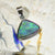 Australian Lightning Ridge Solid Opal Pendant Silver