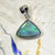 Australian Lightning Ridge Solid Opal Pendant Silver