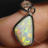 Australian Lightning Ridge Solid Opal Pendant Silver L22.0Mm 1.11G Jewellery