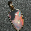 Australian Lightning Ridge Solid Opal Pendant Silver L24 Mm 1.42G Jewellery