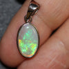 Australian Lightning Ridge Solid Opal Pendant Silver L25Mm 1.38G Jewellery