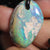 Australian Opal Boulder Drilled Greek Leather Mounted Pendant Necklace 20.84 Cts Jewellery