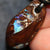 Australian Opal Boulder Drilled Greek Leather Pendant Necklace 22.10 Cts Jewellery