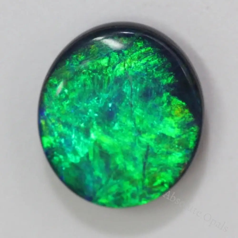 Australian Opal Doublet Lightning Ridge Stone Cabochon 3.93 Cts