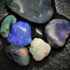 Australian Solid Black Opal Rough Nobby Lightning Ridge Parcel 69.75 Cts