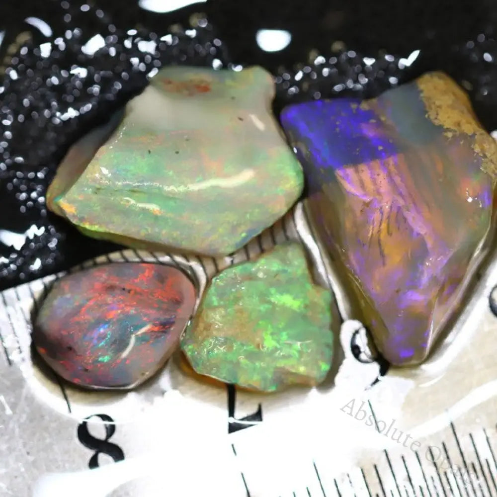 Australian Solid Opal Rough Lightning Ridge Parcel 22 Cts