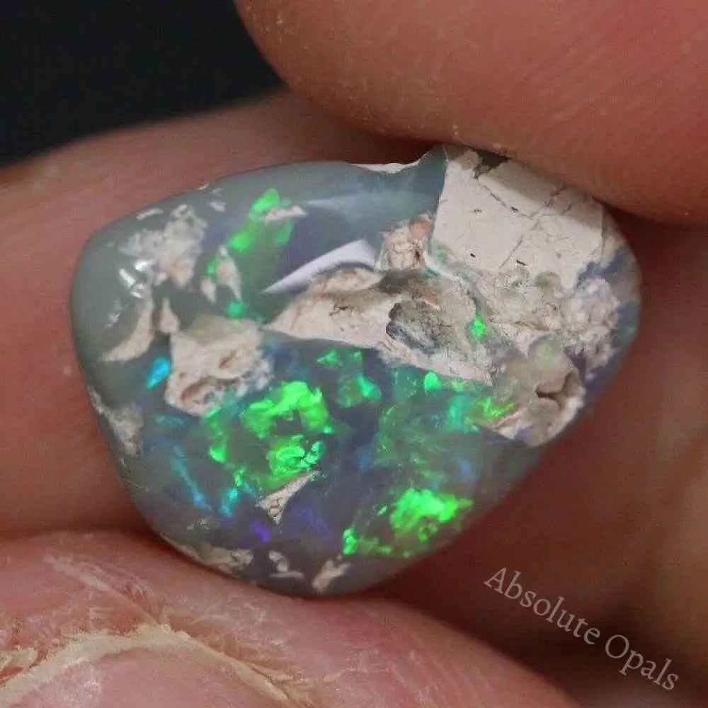 Australian Solid Opal Rough Lightning Ridge Polished Specimen 5.90Ct