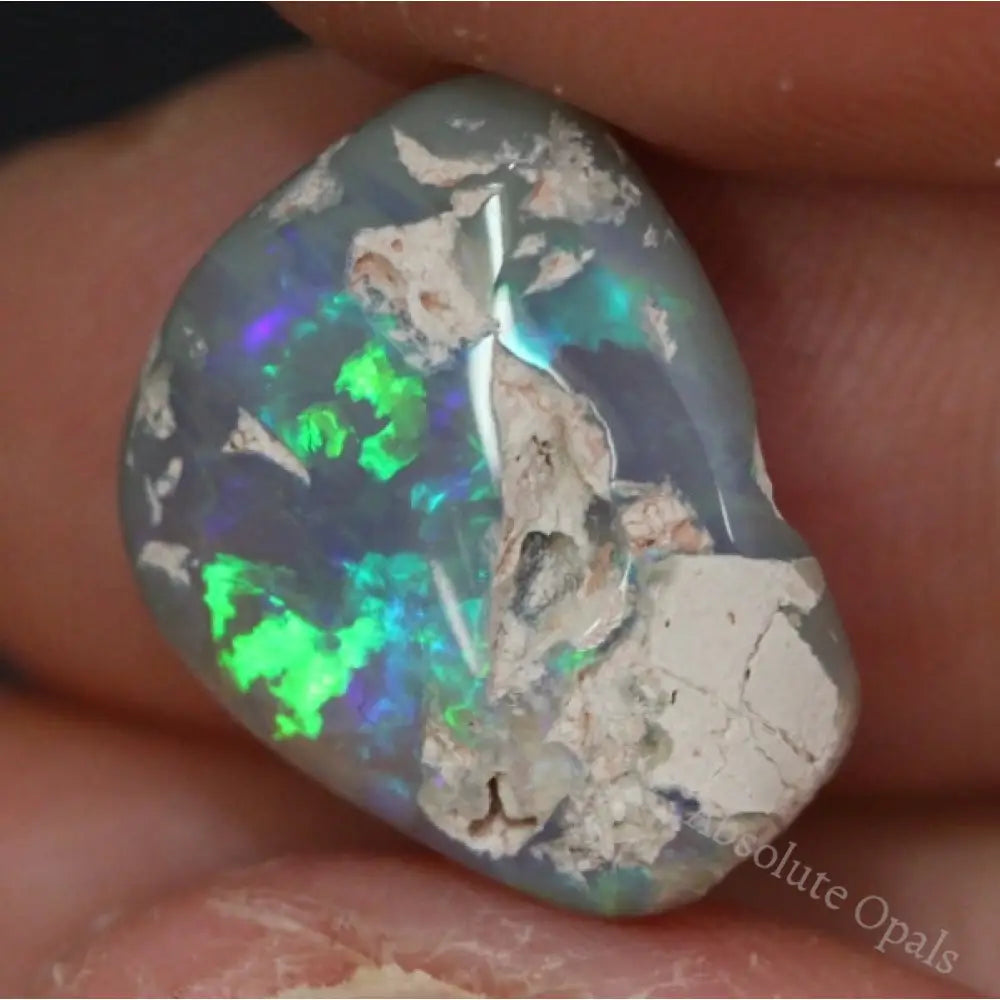 Australian Solid Opal Rough Lightning Ridge Polished Specimen 5.90Ct