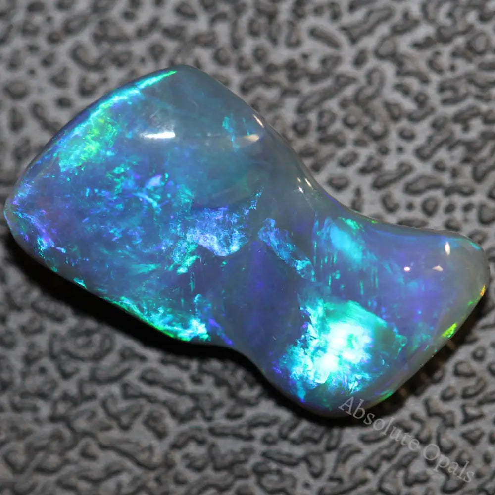 Black Opal Lightning Ridge Australian Solid Carving Loose Stone 4.45Ct