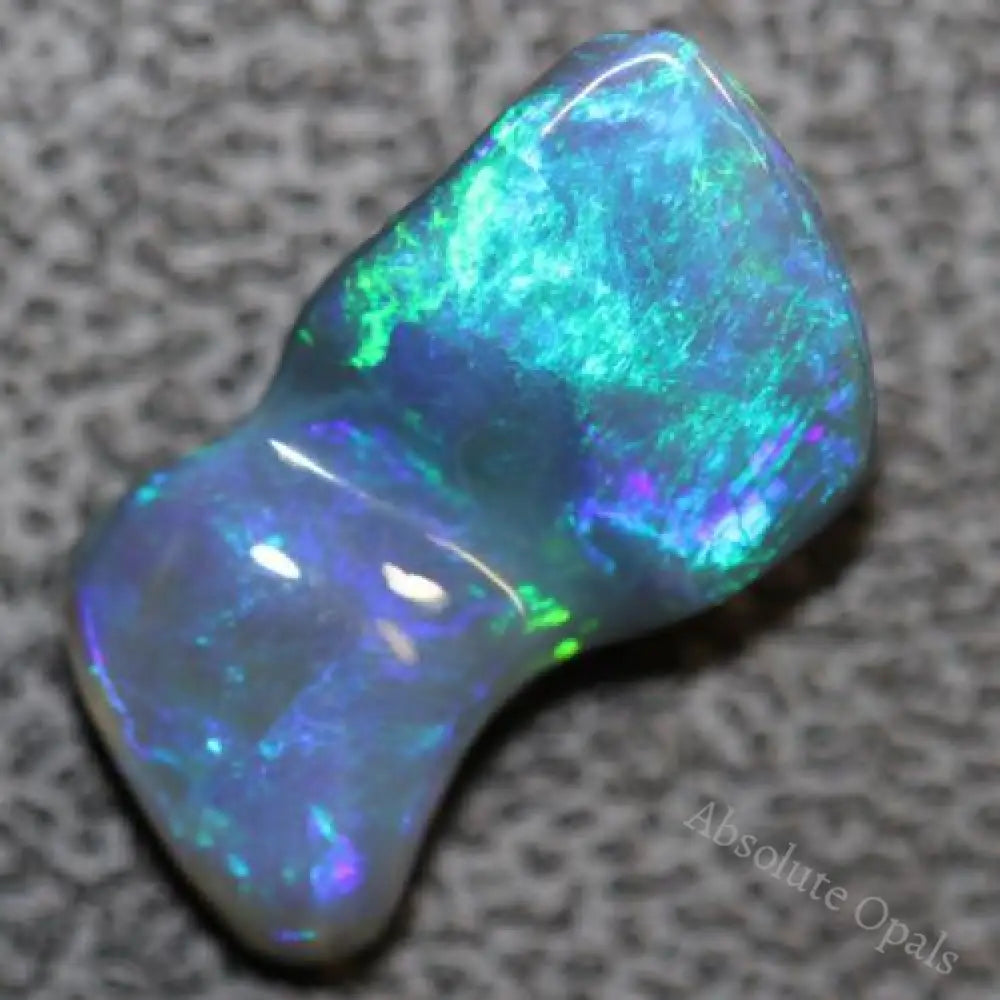 Black Opal Lightning Ridge Australian Solid Carving Loose Stone 4.45Ct