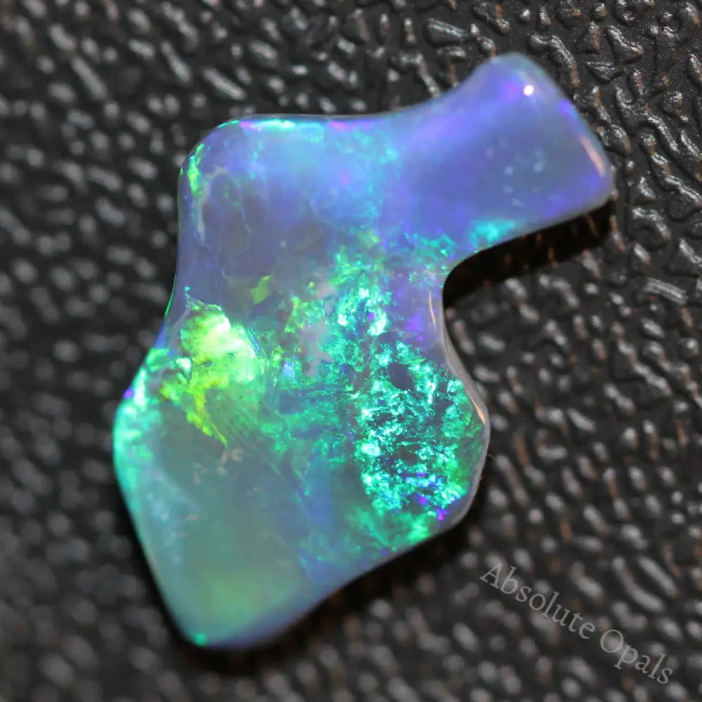 Black Opal Lightning Ridge Australian Solid Carving Stone 4.24Ct