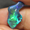 Black Opal Lightning Ridge Australian Solid Carving Stone 4.24Ct