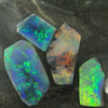 Black Opals Lightning Ridge Solid Rough Parcel Rub 4 Pcs 9.60 Cts Rough Opal