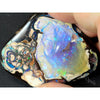 Boulder Opal Solid Stone Natural Cut 115Cts + Vid Boulder Opal