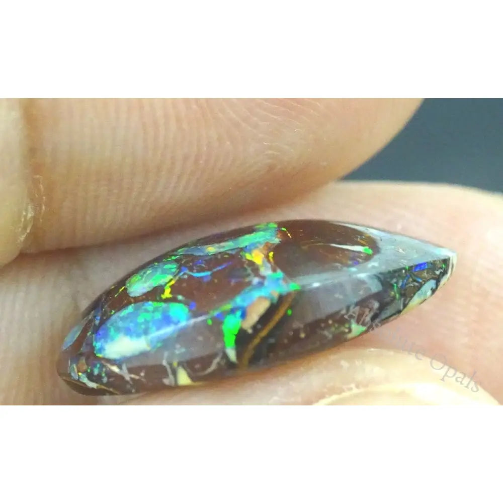 Boulder Opal Solid Stone Natural Gem Cut 9.0Cts + Vid Boulder Opal