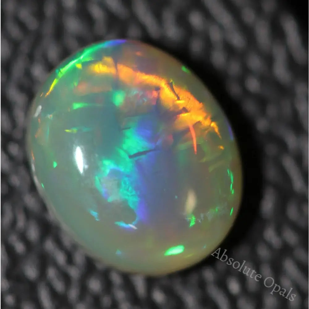 Chinese Writing Opal Lightning Ridge Solid Stone 2.01Cts