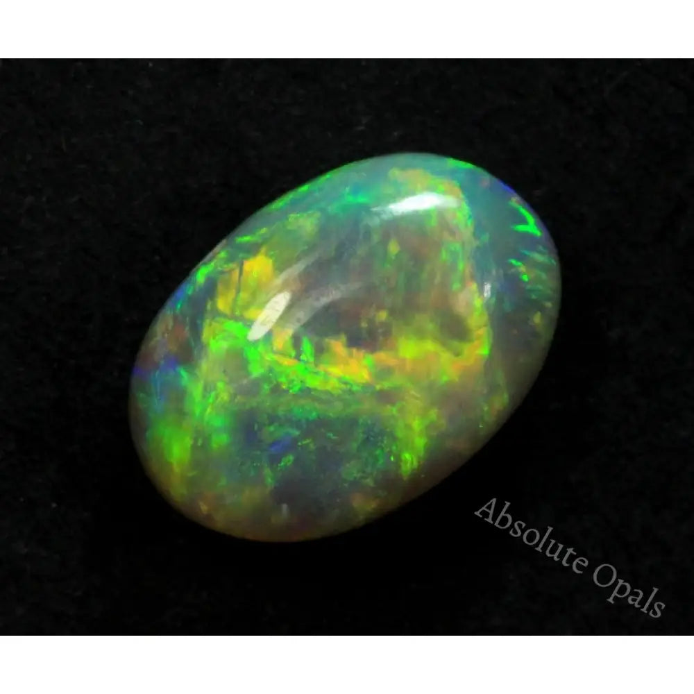 Crystal Opal Lightning Ridge Australian Solid Cabochon 1.70 Cts