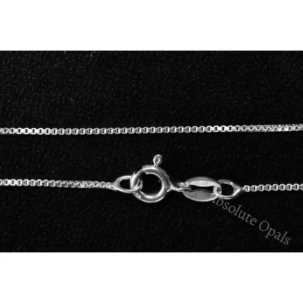 Genuine 925 Sterling Silver Chain Necklace 50 Cm Jewellery