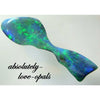 Lightning Ridge Australian Gem Black Opal Solid For Designer Jewe.