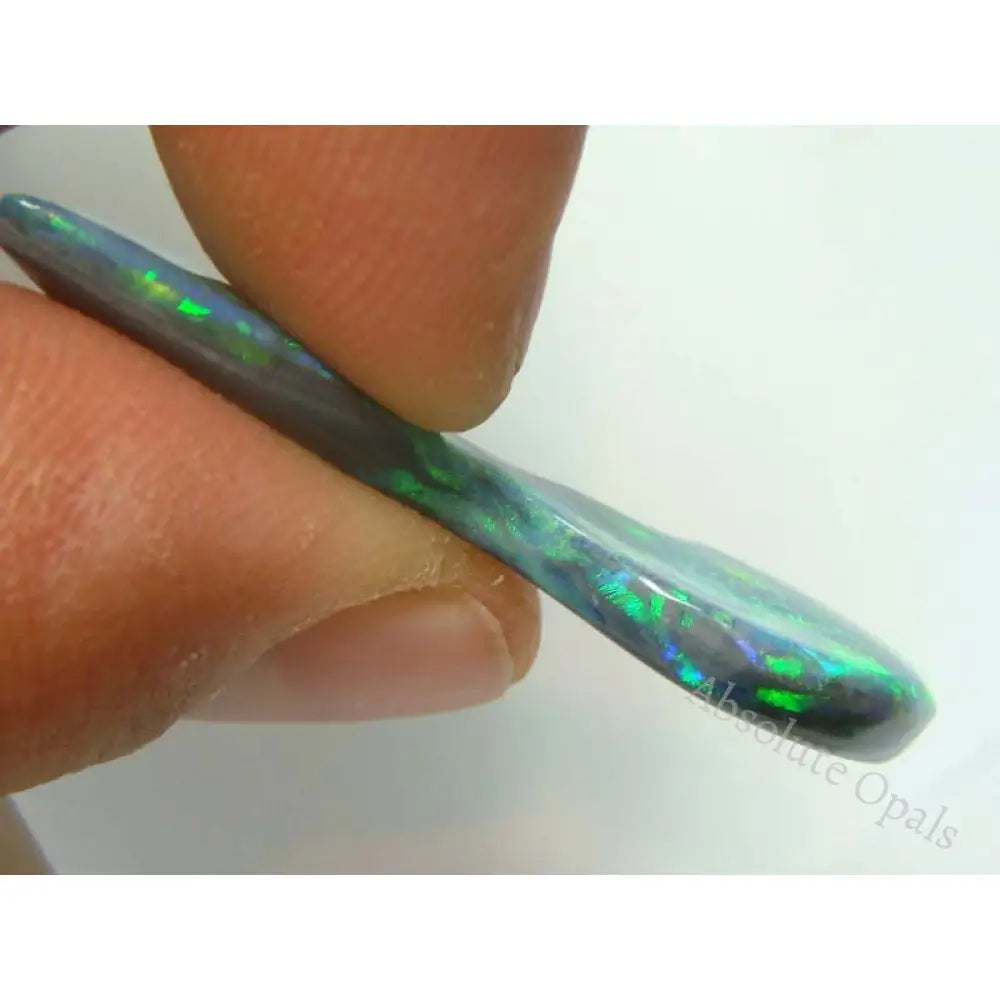 Lightning Ridge Australian Gem Black Opal Solid For Designer Jewe.