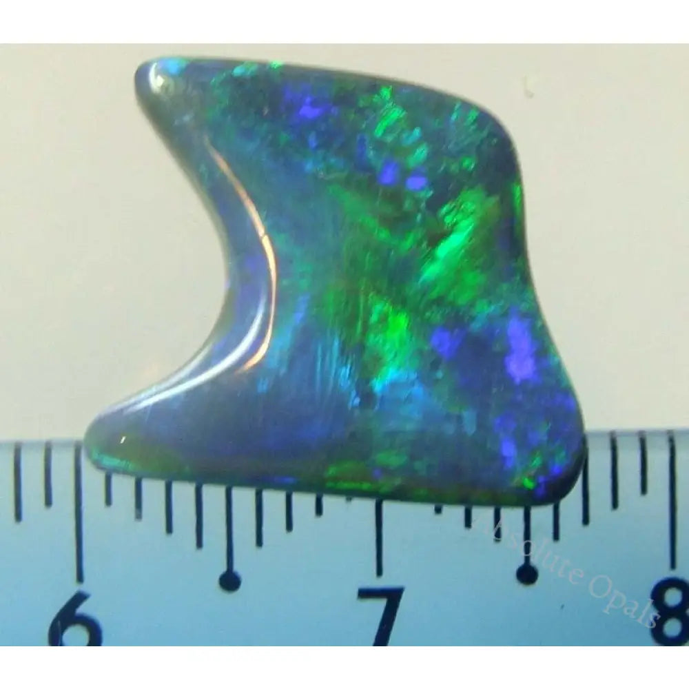 Lightning Ridge Australian Natural Solid Black Opal Carving For D. Jewellery Black Opal