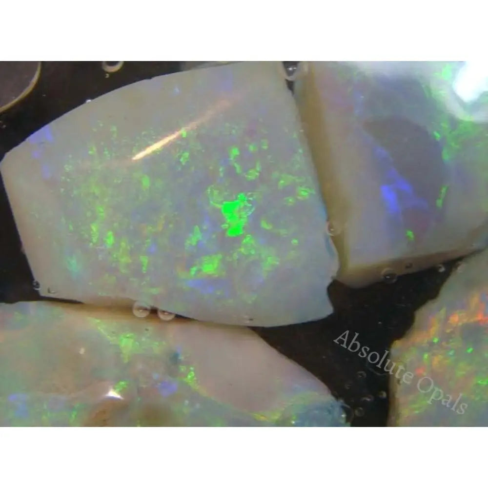 Lightning Ridge Australian Rough Natural Solid Opal Parcel 22.05 Ct 4Pcs + Vid) Rough Opal