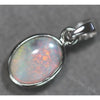 Lightning Ridge Solid Opal Pendant Sterling Silver L 20.2Mm Jewellery