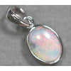 Lightning Ridge Solid Opal Pendant Sterling Silver L 20.2Mm Jewellery