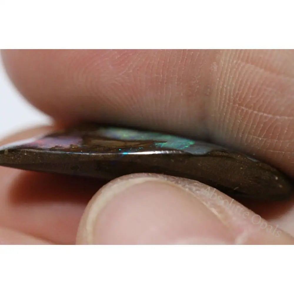 Natural Australian Boulder Opal Solid Cut Stone 11.33 Cts Vid Boulder Opal