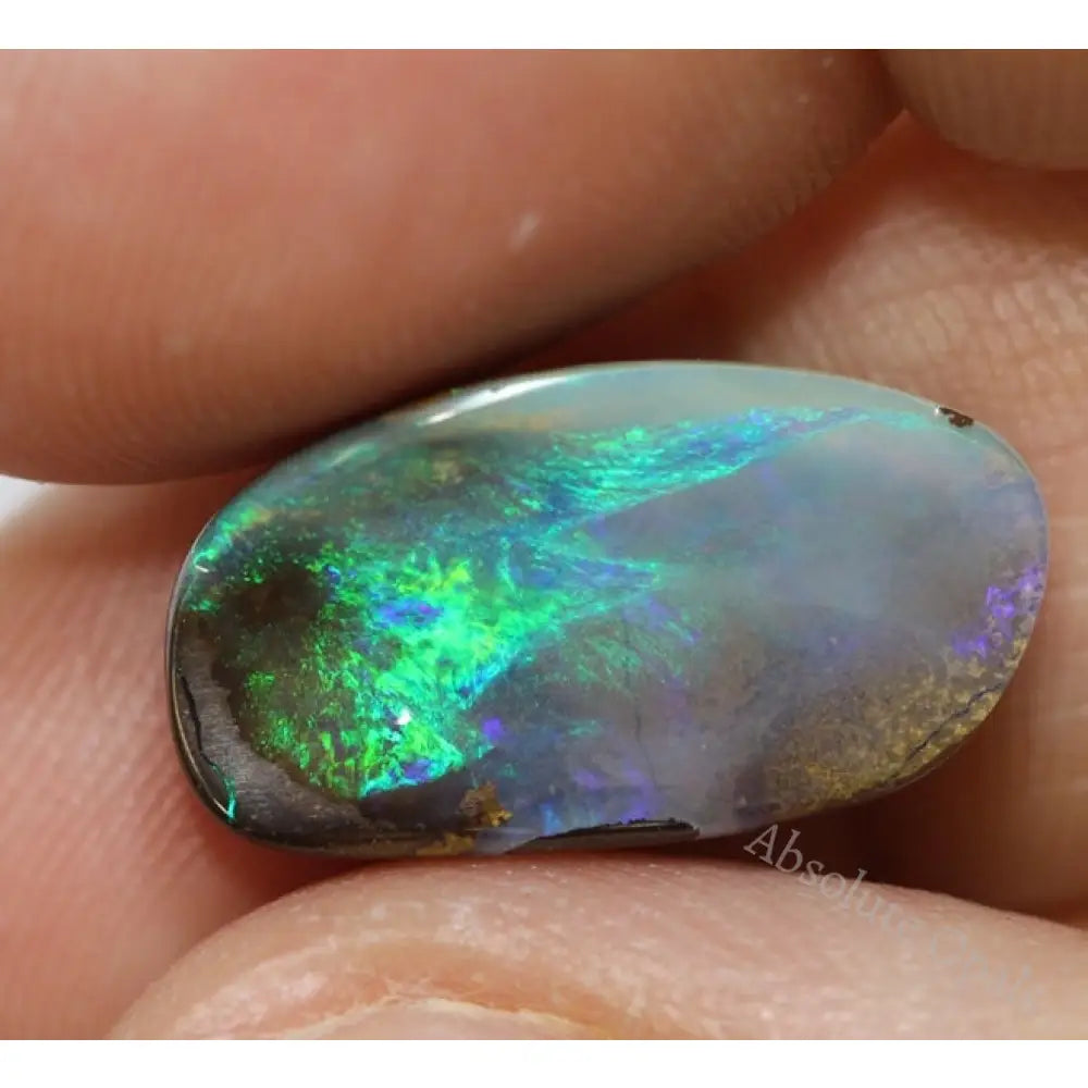 Natural Australian Boulder Opals Solid Cut Stone 7.64 Cts Boulder Opal