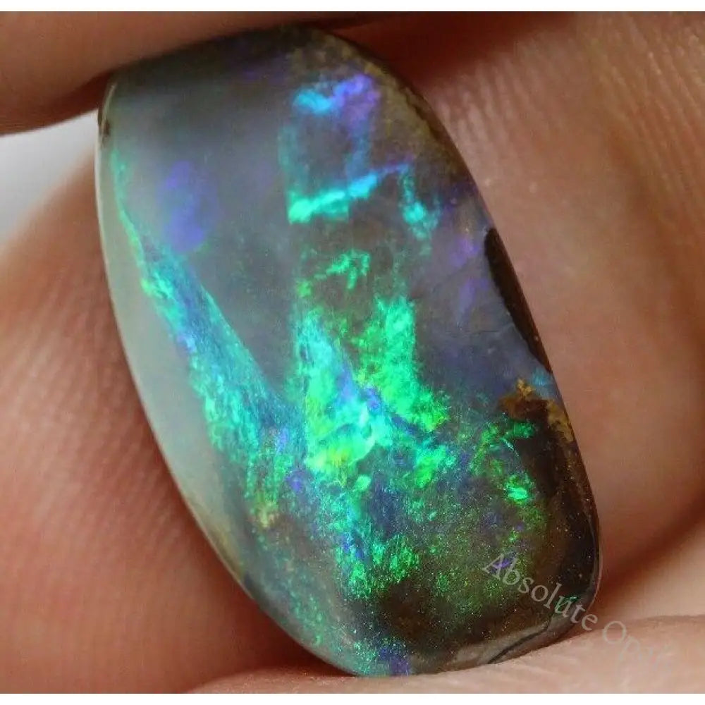 Natural Australian Boulder Opals Solid Cut Stone 7.64 Cts Boulder Opal