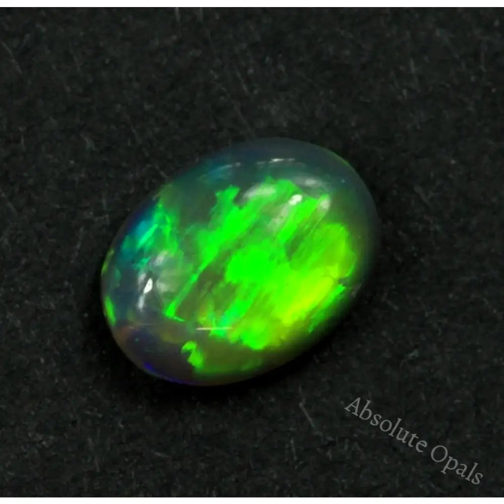 Opal Lightning Ridge Solid Australian Crystal Cut Stone Cabochon 0.90 Cts