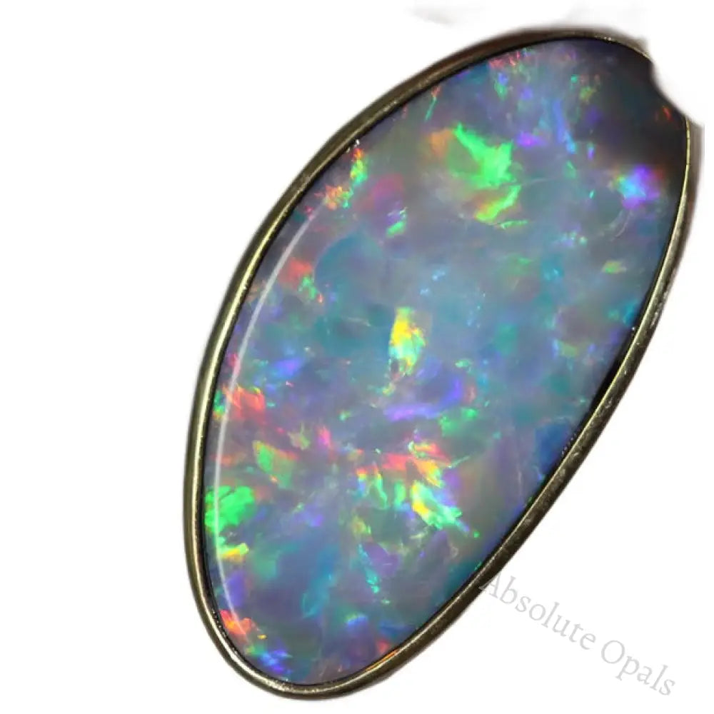 doublet opal pendant