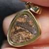 Opal Pendant Australian Doublet 14K Gold Jewelry 1.54G 21.6Mm Jewellery