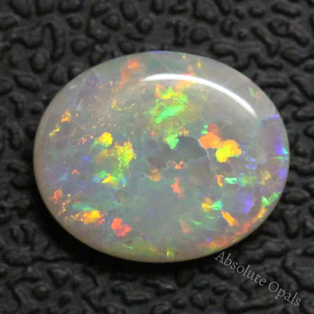 Semi Black Opal Solid Lightning Ridge Cabochon 1.43 Ct